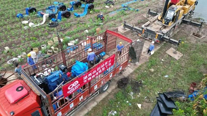 Credo Pump Supports Huarong County's Drainage Work 10 10004